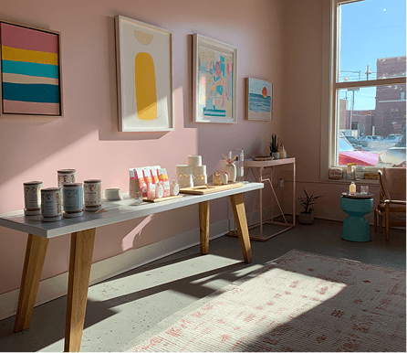 Boutique home wares store